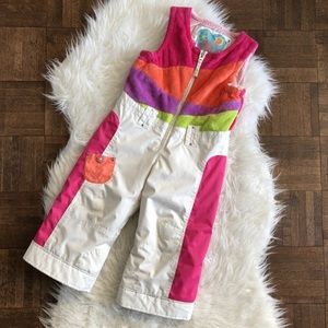 Obermeyer Toddler Girls 3 Small Snow Ski Bib Pants